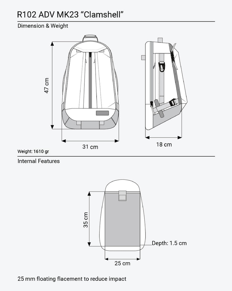 R102-ADV MK23 "Clamshell"