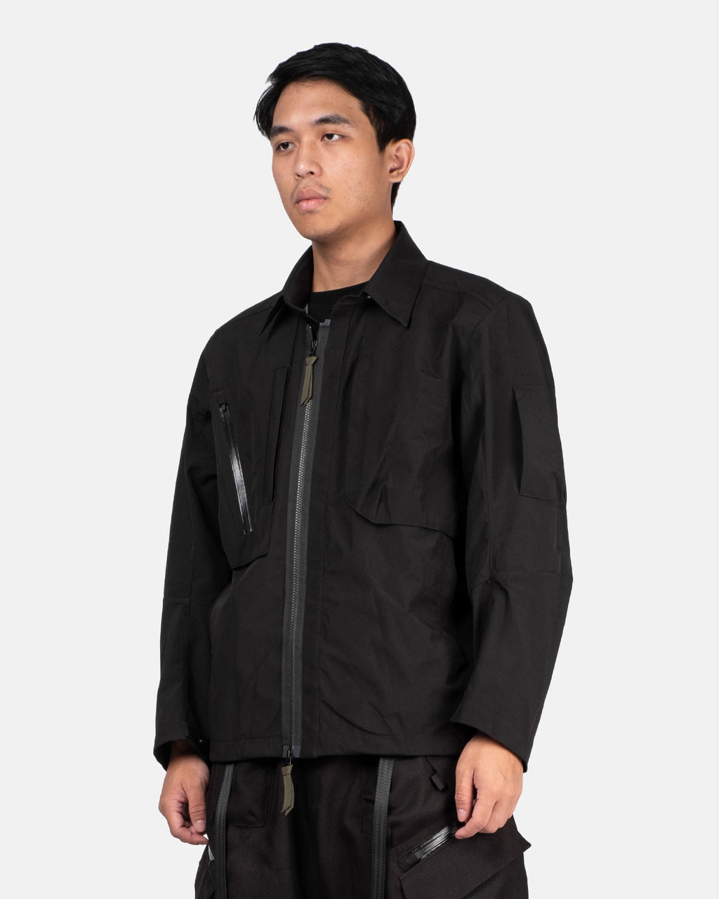 DIASPORA SKATEBOARDS [TRUCKER BLOUSON] (BLACK)