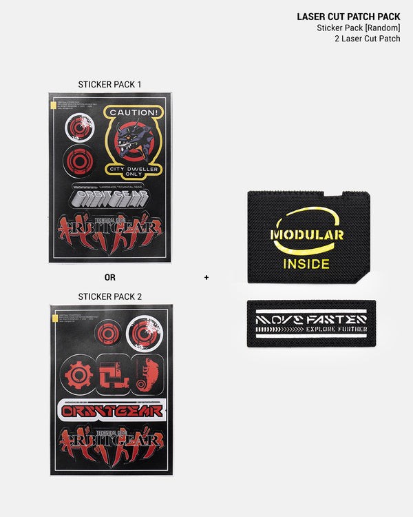 Laser Cut Patch Pack
