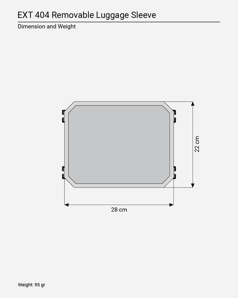 EXT404 Removable Luggage Sleeve